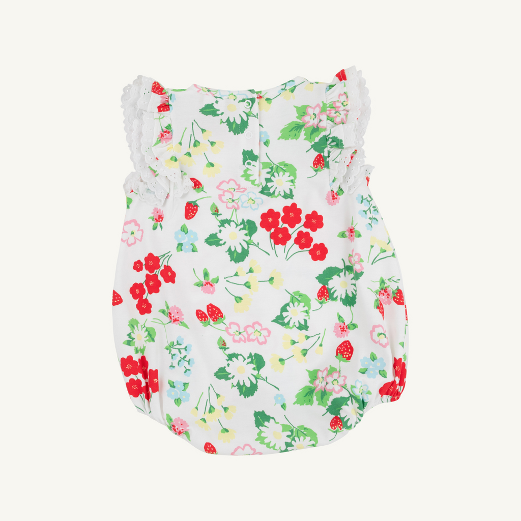 THE BEAUFORT BONNET COMPANY RUEHLING RUFFLE BUBBLE-PIMA Berry Sweet