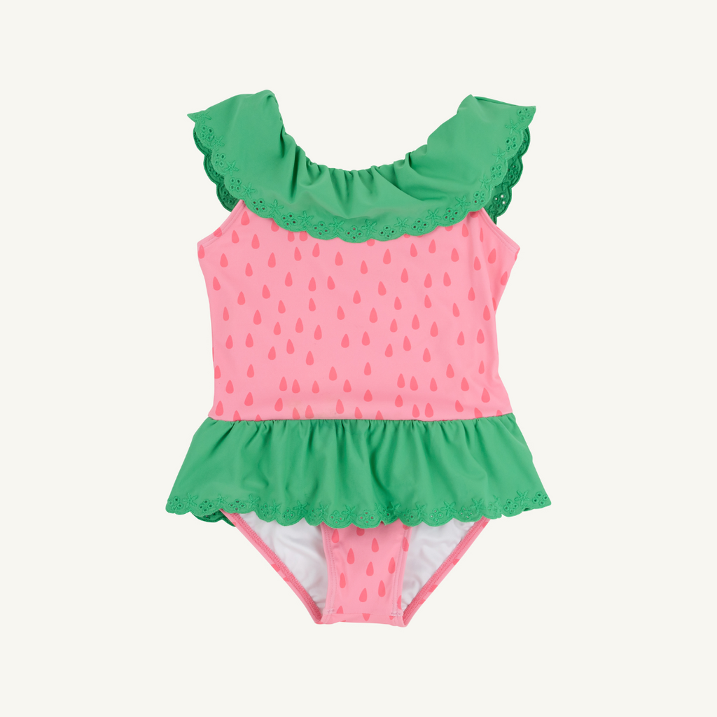 THE BEAUFORT BONNET COMPANY SANDY SWIMSUIT Suffolk Seeds/Gibson Island Green