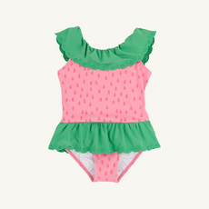 THE BEAUFORT BONNET COMPANY SANDY SWIMSUIT Suffolk Seeds/Gibson Island Green