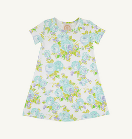 THE BEAUFORT BONNET COMPANY POLLY PLAY DRESS Princess Grace Rose (Blue)