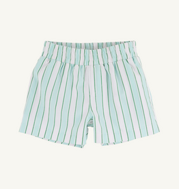 THE BEAUFORT BONNET COMPANY SHEFFIELD SHORTS Tally Rd Ticking Stripe/Green