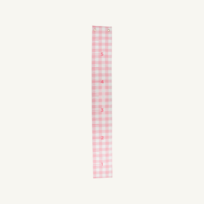 THE BEAUFORT BONNET COMPANY GROW BABY GROW CHART Sandpearl Pink Gingham