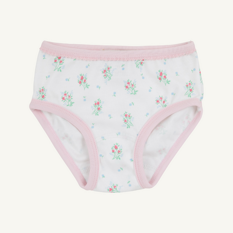 THE BEAUFORT BONNET COMPANY PIPPY'S UNDERPINNINGS Lancaster Gate Garden Palm Beach Pink