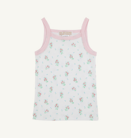 THE BEAUFORT BONNET COMPANY CAROLINE CAMISOLE Lancaster Gate Garden Palm Beach Pink