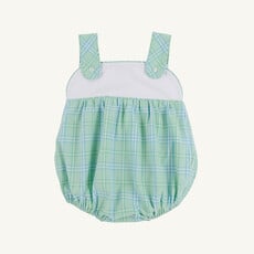 THE BEAUFORT BONNET COMPANY BINGHAM BUBBLE Worth Ave White/Pelham Bay Plaid (Green)
