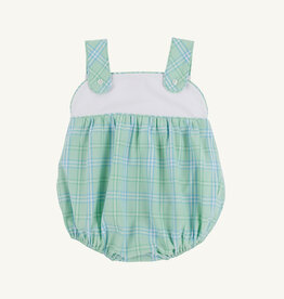 THE BEAUFORT BONNET COMPANY BINGHAM BUBBLE Worth Ave White/Pelham Bay Plaid (Green)