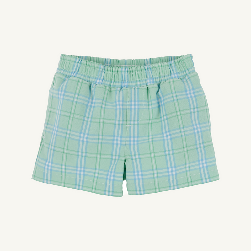 THE BEAUFORT BONNET COMPANY SHIEFFIELD SHORTS Pelham Bay Plaid (Green)