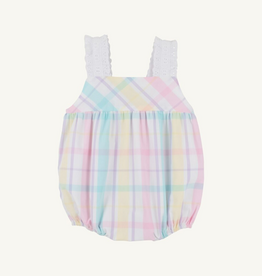 THE BEAUFORT BONNET COMPANY BABS BUBBLE-Brunch Plate Plaid/Worth Ave White