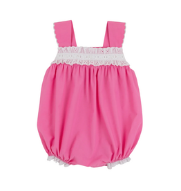 THE BEAUFORT BONNET COMPANY BABS BUBBLE-BROADCLOTH Winter Park Pink/Worth Ave White