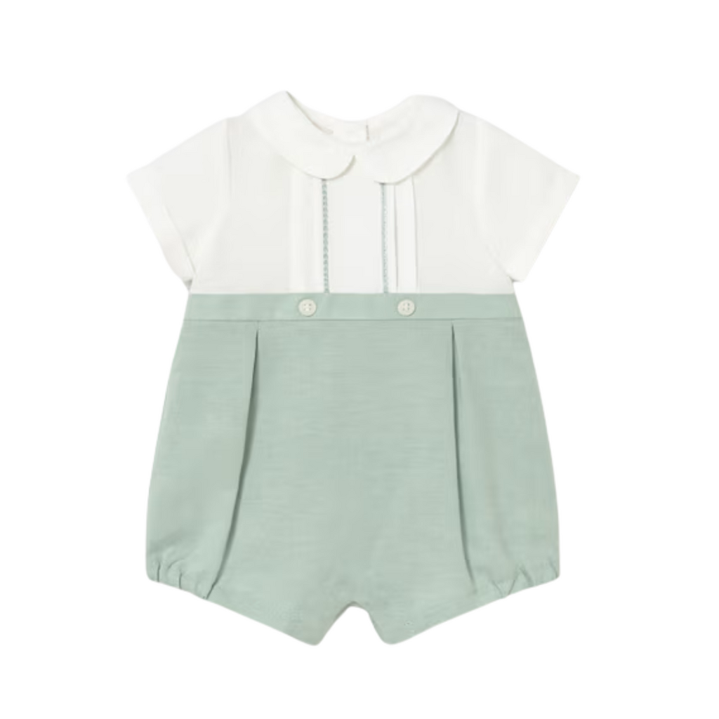 Boy's Romper-Aqua
