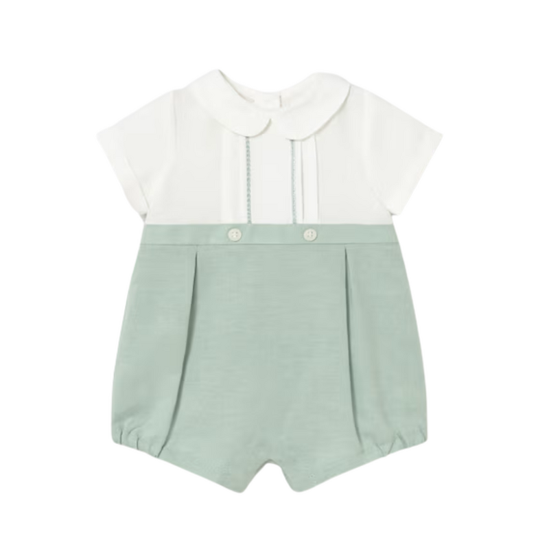 Boy's Romper-Aqua