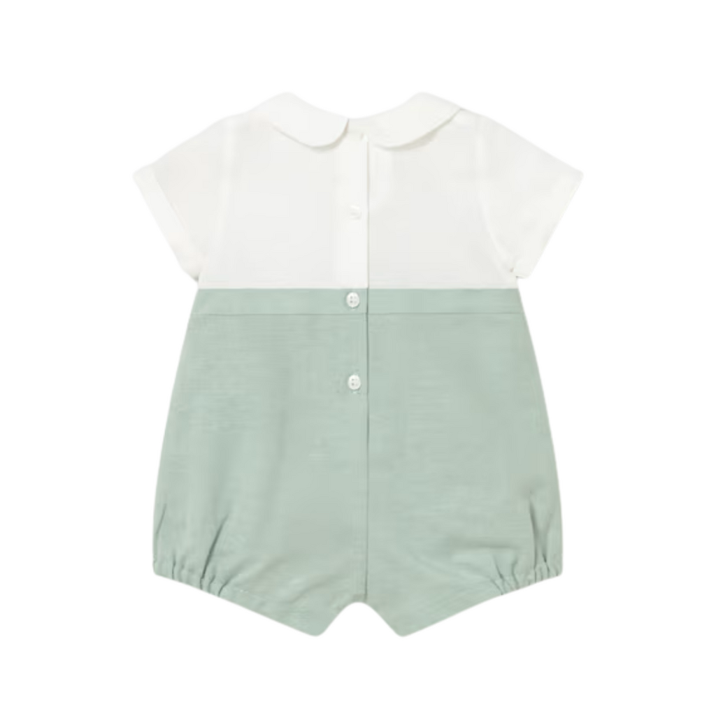 Boy's Romper-Aqua