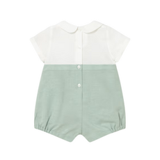 Boy's Romper-Aqua