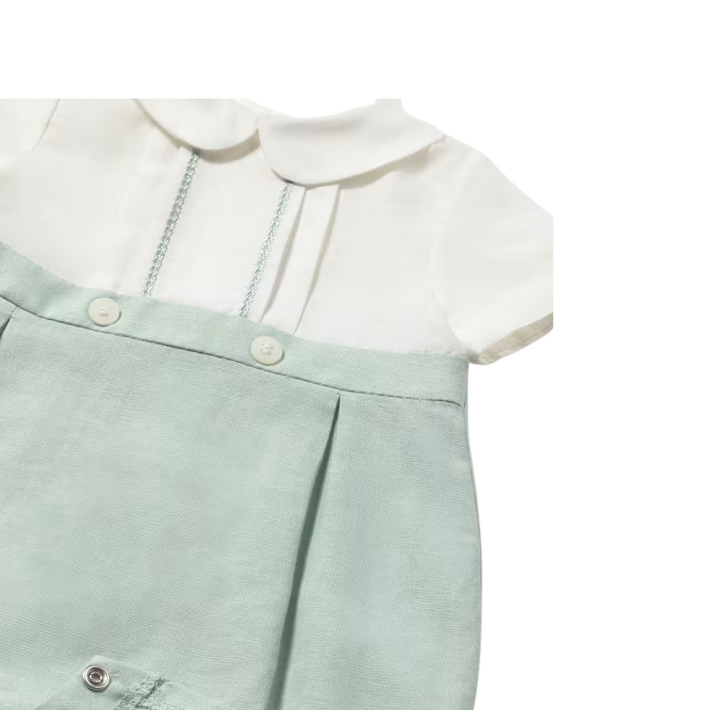 Boy's Romper-Aqua
