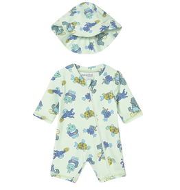 Boy's 2 pc Swim Set-Apple