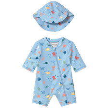 Boy's 2 pc Swim Set-Blue
