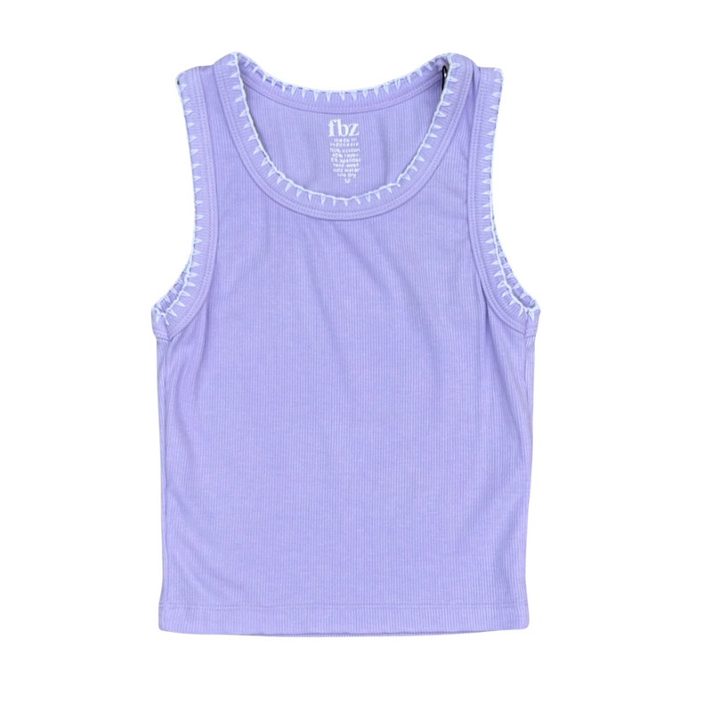 FLOWERS BY ZOE Lavender Top