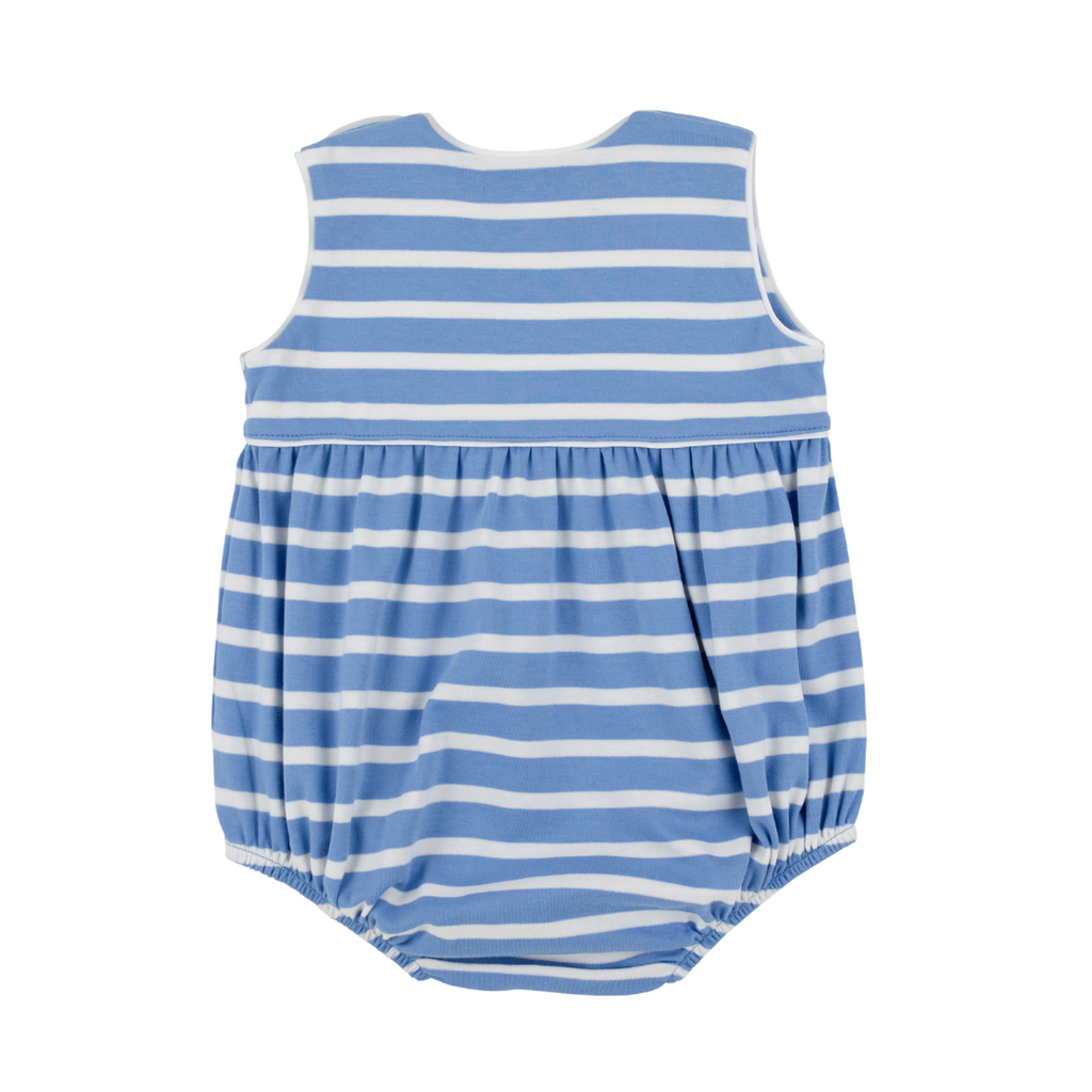 THE BEAUFORT BONNET COMPANY BARLETT BUBBLE PIMA -Barbados Blue Stripe/Ave White