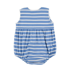 THE BEAUFORT BONNET COMPANY BARLETT BUBBLE PIMA -Barbados Blue Stripe/Ave White