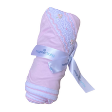 MAGNOLIA BABY Lillian Smocked Receiving Blanket-Pink