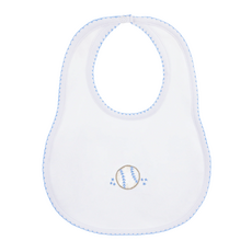 MAGNOLIA BABY Precious Lil' Sluggers Bib-Lt Blue