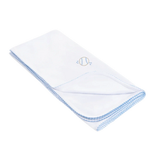 MAGNOLIA BABY Precious Lil' Sluggers Receiving Blanket-Lt Blue