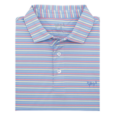 COASTAL COTTON CLOTHING Santa Rosa Stripe Polo