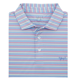 COASTAL COTTON CLOTHING Santa Rosa Stripe Polo