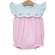 JELLY BEAN French Knot Bow Scallop Bubble