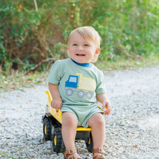 JELLY BEAN Dump Truck Romper