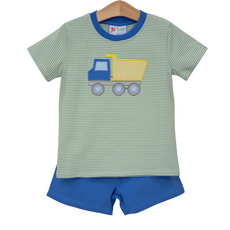 JELLY BEAN Dump Truck Short Set