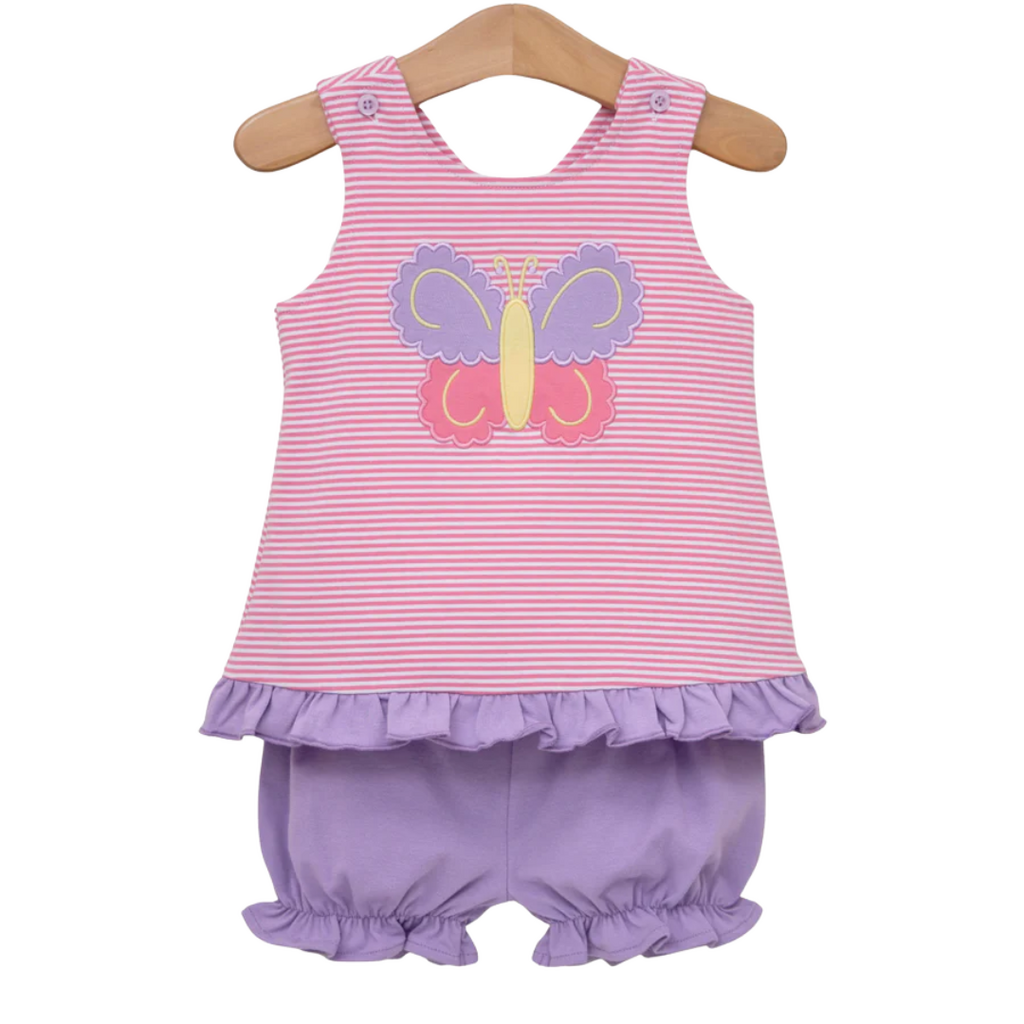 JELLY BEAN Butterfly Kisses Swing Back Bloomer Set