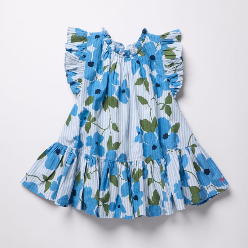 PINK CHICKEN girls harper dress - hibiscus floral