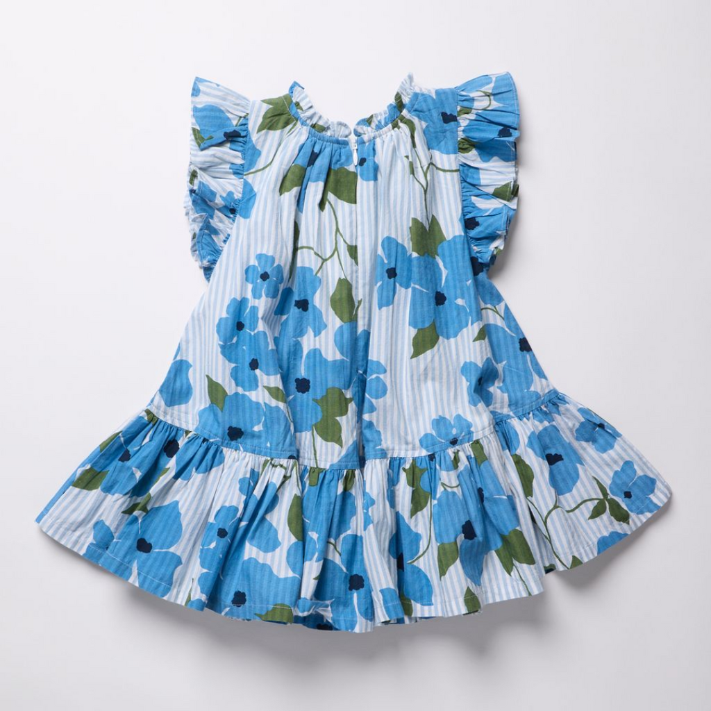 PINK CHICKEN girls harper dress - hibiscus floral