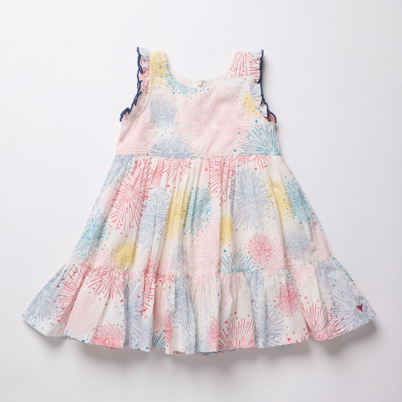 PINK CHICKEN girls kelsey dress - fireworks