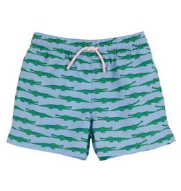 THE BEAUFORT BONNET COMPANY TORTOLA SWIM TRUNKS See Ya Later Alligator/Palm Beach Pink