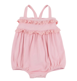 THE BEAUFORT BONNET COMPANY ST. BART'S BUBBLE BATHING SUIT Palm Beach Pink