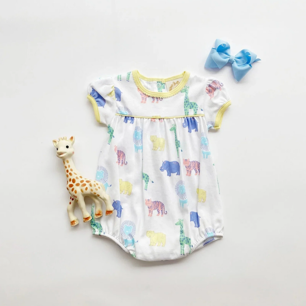THE BEAUFORT BONNET COMPANY RAMONA BUBBLE-Wittle Wild One/Lake Worth Yellow