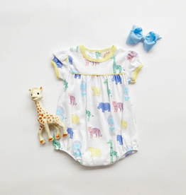 THE BEAUFORT BONNET COMPANY RAMONA BUBBLE-Wittle Wild One/Lake Worth Yellow