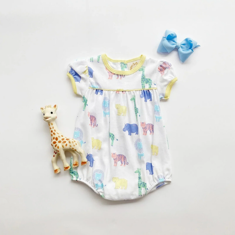 THE BEAUFORT BONNET COMPANY RAMONA BUBBLE-Wittle Wild One/Lake Worth Yellow