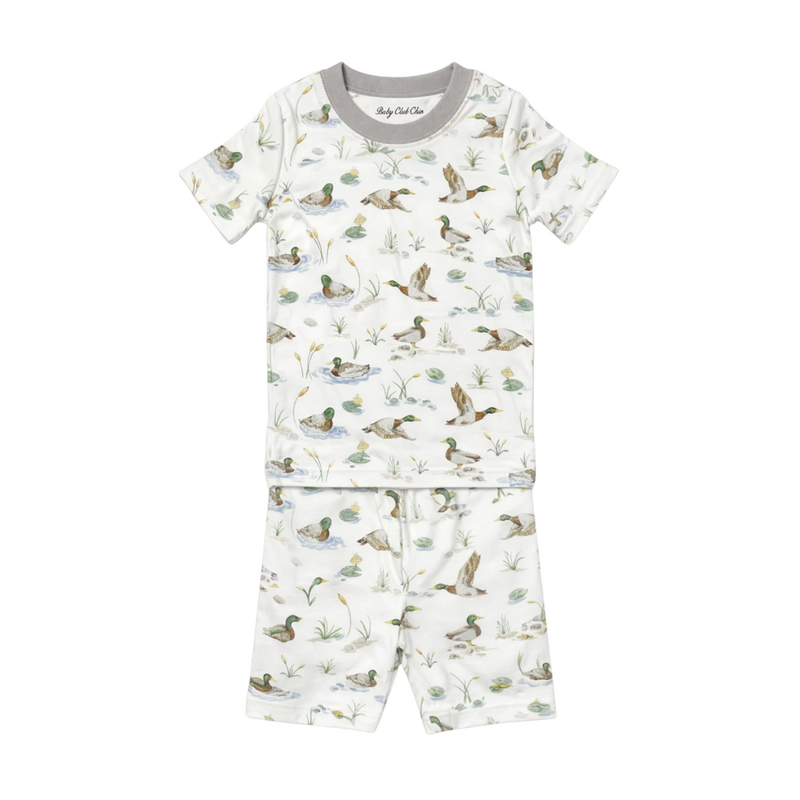 BABY CLUB CHIC mallard ducks short kid set