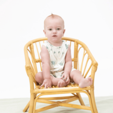 ANGEL DEAR Sleeveless Shortie Romper - Sea Turtles