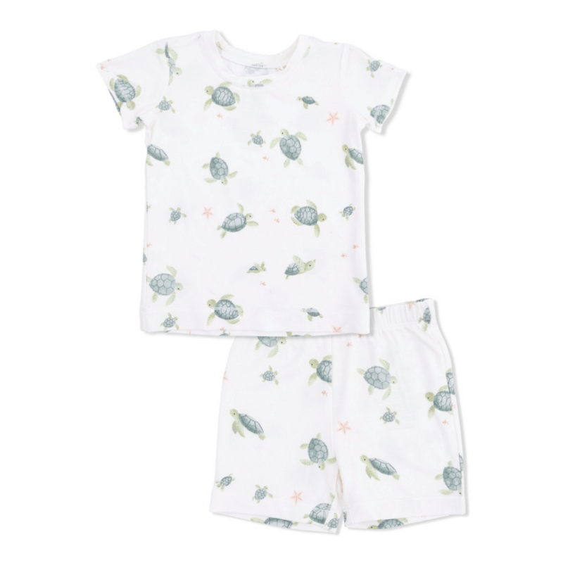 ANGEL DEAR Loungewear Short Set - Sea Turtles