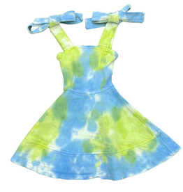 ERGE Tie Dyed Denim Dress-Current