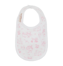 THE BEAUFORT BONNET COMPANY BURP ME BIB-Hamptons Hot Pink