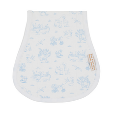 THE BEAUFORT BONNET COMPANY OOPSIE DAISY BURP CLOTH-Beale Street Blue