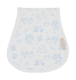 THE BEAUFORT BONNET COMPANY OOPSIE DAISY BURP CLOTH-Beale Street Blue