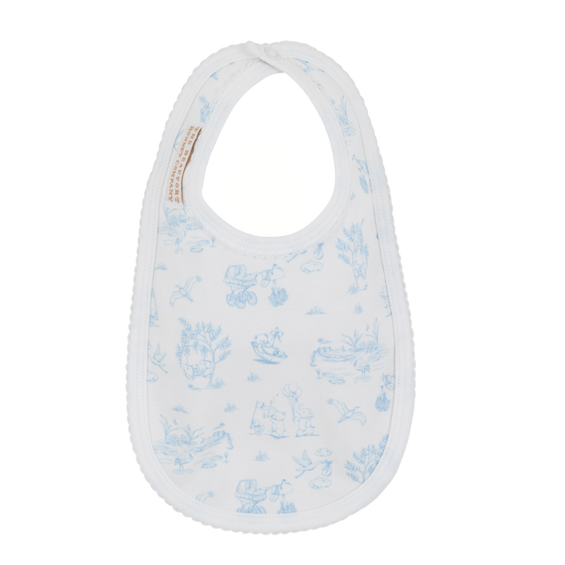 THE BEAUFORT BONNET COMPANY BURP ME BIB-Beale Street Blue