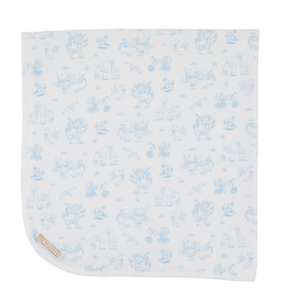 THE BEAUFORT BONNET COMPANY BABY BUGGY BLANKET-Beale Street Blue