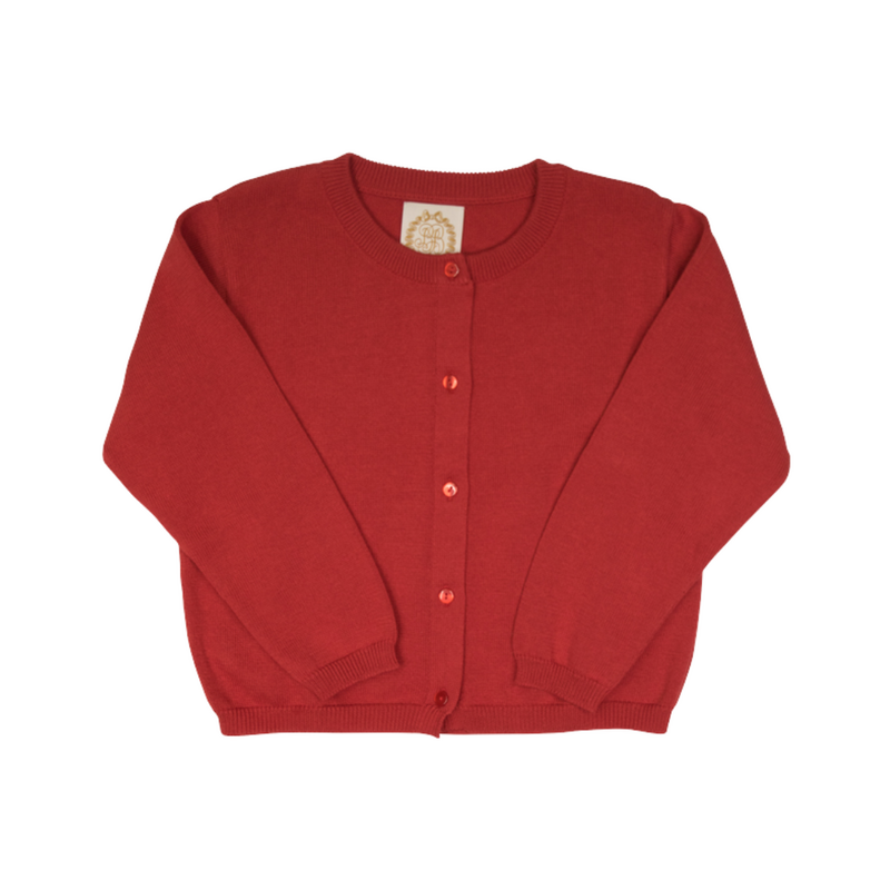 THE BEAUFORT BONNET COMPANY CAMBRIDGE CARDIGAN-Richmond Red